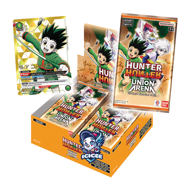 Union Arena TCG: HUNTER X HUNTER Booster Box ENGLISH ICICEE Union Arena TCG: HUNTER X HUNTER Booster Box ENGLISH ICICEE